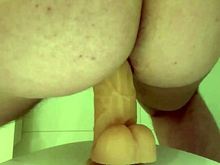 Can my ass handle this prolapse training with buttplug and dildo in anime hentai style?