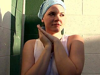 Blonde Pornstars with Big Natural Tits Have Outdoor Lesbian Sex