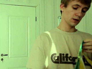 so, these two cute twinks lured a hung student into wild action.