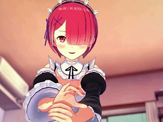 Lovin Ram Rides Me in a Romantik Atmospher from Re Zero