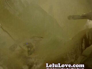 I shave my pussy underwater in the pool for a close-up homemade video