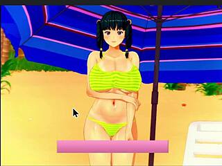 Curvy Mya gets wild in beach sex adventure!