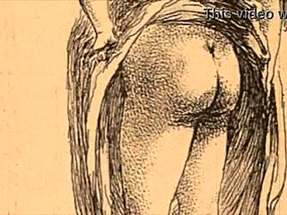 Erotica from the past in the form of drawings
