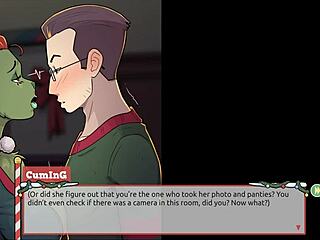 claus secret surprise xmas hentai game ep 4 with boss's big cock