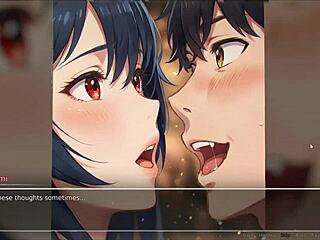 Couple confesses naughty fantasies in hentai?