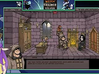 Harry Potter-themed game with sexy witch trainer in anime style