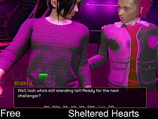Eroge game with sheltered hearts and 3D erotic content