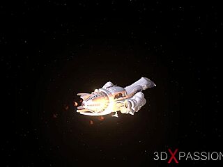 Sci-Fi Android Sex with Hot Young Blonde in Orbit