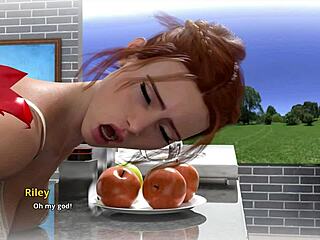 Karthik fucks Riley in his dream with blowjob and footjob