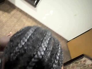 Gay amateur deepthroats big black cock in homemade video