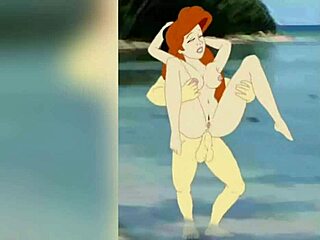 Hentai with 3D animation and dating game features Ariel and big boobs