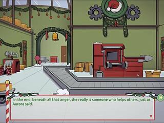 claus secret surprise xmas hentai game ep 4 with boss's big cock