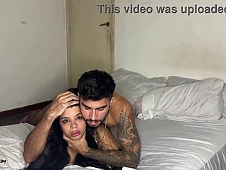 My tattooed boyfriend dominates me with rough sex and slaps