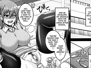 Intense anal training in anime hentai style