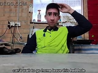 Step gay dad escapes into foot fantasy dreams at work!