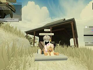 roblox game featuring cute characters in action