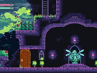 Flip Witch Pixel Hentai Monster Girl Femdom Drains Balls In Game