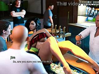 Anna's Kinky Bar Game Turns Wild