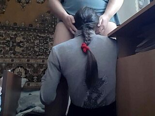 i control her head to lick ass and cum faster