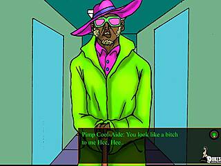 big butt white professor in pimp gameplay bad ending