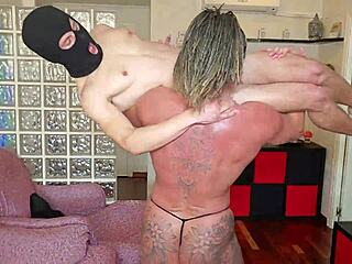 Lift and carry that young guy, then fuck him!