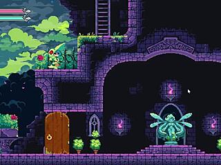 Flip Witch Pixel Hentai Monster Girl Femdom Drains Balls In Game