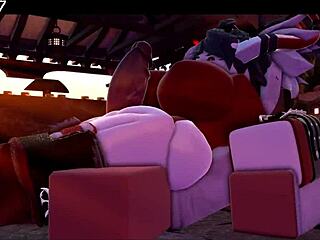 Succubus Delivers Wild Thighjob in Rough 3D Action!