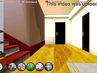 Hot milf seduces two guys in one night in 3D game