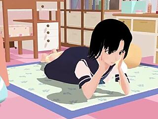 [mia] anime school girl gravure in her rooms