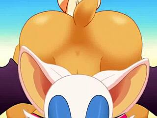 Rouge Sucks Cock and Swallows Cum During Ass Fuck