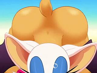 Rouge Sucks Cock and Swallows Cum During Ass Fuck