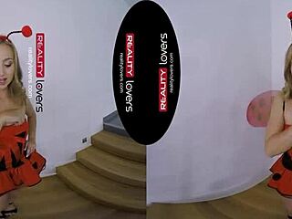 Blonde Ladybug Gets Missionary Fuck