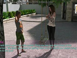 Blonde Wife And Stepmother Engage In Taboo Game