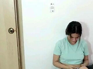 Skinny latina gets a hot missionary style sex session