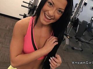 Fit teen with perfect ass takes POV anal in homemade vid