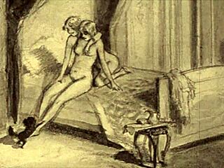 vintage erotic illustration brings back steamy memories