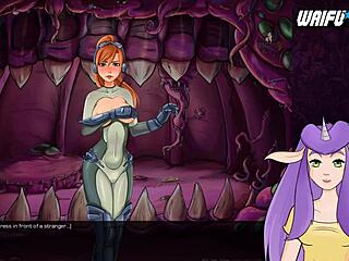 Starcraft ii redhead striptease in anime game