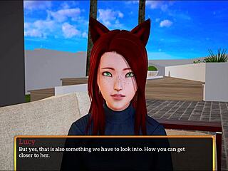 Playing PC game with my new family 312