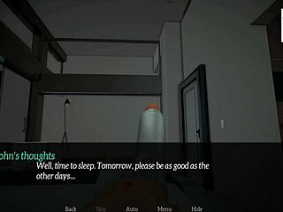 my new family episode with office game and teen brunette