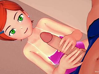 damn, gwen's wet and ready for hentai action!