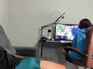 I was caught masturbating, and her surprising reaction led to a blowjob and cumshot