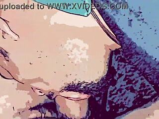 hey, check this gay animation with a huge cock pounding!