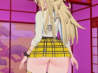 Rupee from Nikke Goddess of Victory in steamy blonde teen sex scene