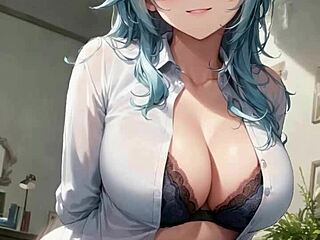 3D animated couple's sensual break with ASMR and big cocks