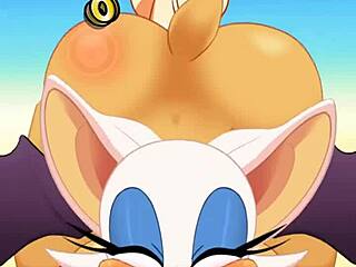 Rouge Sucks Cock and Swallows Cum During Ass Fuck