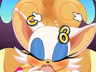 Rouge Sucks Cock and Swallows Cum During Ass Fuck