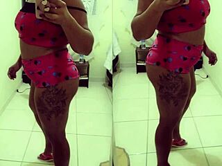 Ex-BBB Brazil employee shakes big tits in belly dance