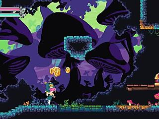 Flip Witch Pixel Hentai Monster Girl Femdom Drains Balls In Game