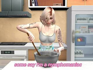 Blonde Gets Fucked Doggystyle At Home In 3D Sims 4 Animation