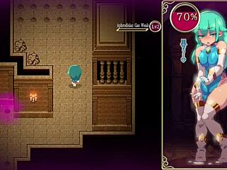 Futa Mage Kanade Loses Control with Pussy Toy in Futanari Dungeon Quest Redo Part 2